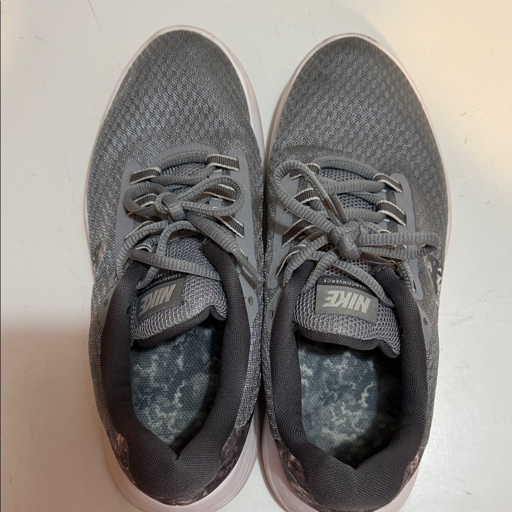 Nike Women’s Gray Mesh Athletic Sneakers - Picture 1 of 5